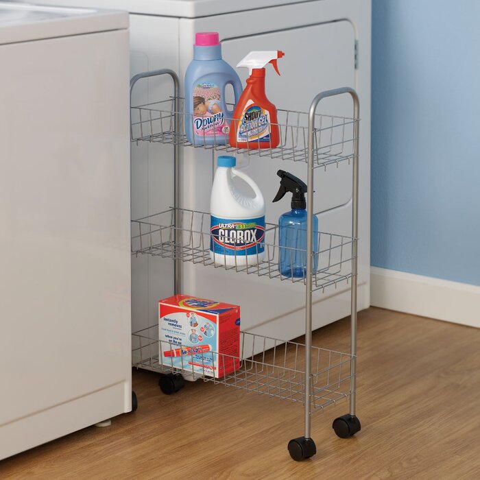 Wayfair Basics 3 Shelf Laundry Cart & Reviews | Wayfair